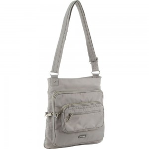 Anti-Theft Range Pierre Cardin Anti-Theft Cross Body Bag Mujer Gris Marrones | YEHU-72059