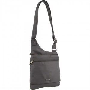 Anti-Theft Range Pierre Cardin Anti-Theft Cross Body Bag Travel Gris | CSGO-59342