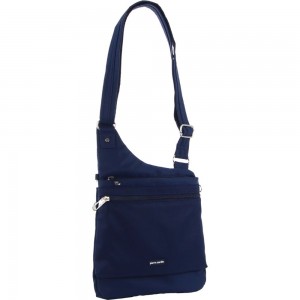 Anti-Theft Range Pierre Cardin Anti-Theft Cross Body Bag Mujer Azul Marino | SLEZ-48019