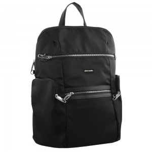 Anti-Theft Range Pierre Cardin Anti-Theft Backpack Travel Negras | MLIU-75184