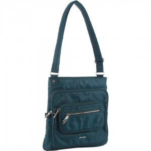 Anti-Theft Range Pierre Cardin Anti-Theft Cross Body Bag Travel Turquesa | LCWR-71523