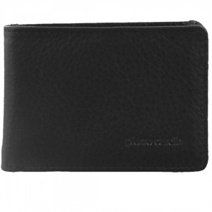 Bi-Fold Wallets Pierre Cardin Italian Leather Bi-Fold Wallet Hombre Negras | AXQV-83529