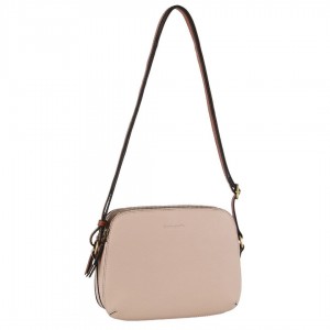 Bolsas Hombro Pierre Cardin Leather Classic Crossbody Bag Mujer Beige | QNYV-91062