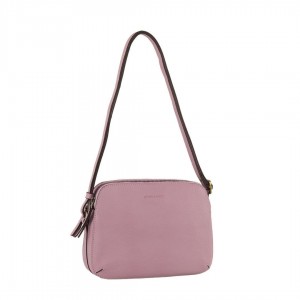 Bolsas Hombro Pierre Cardin Leather Crossbody Bag Mujer Rosas | QZPA-14398