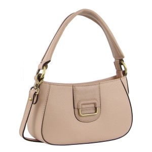 Bolsas Hombro Pierre Cardin Leather Flap Over Bag Mujer Beige | WAMC-68571