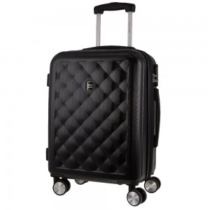 Cabin Cases Pierre Cardin 54cm CABIN Hard Shell Case Hombre Negras | BFVD-86315