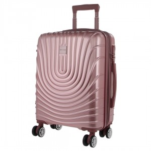 Cabin Cases Pierre Cardin 54cm CABIN Hard Shell Case Hombre Rosas | SHAG-68321