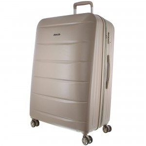 Cabin Cases Pierre Cardin 54cm Cabin Hard-Shell Suitcase Hombre Latte | VROD-02865