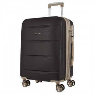 Cabin Cases Pierre Cardin 54cm Cabin Hard-Shell Suitcase Hombre Negras | JPWC-74160