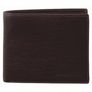 Carteras De Tres Pliegues Pierre Cardin Rustic Leather Tri-Fold Wallet Hombre Marrones | RBOY-62413