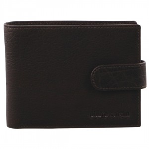 Carteras De Tres Pliegues Pierre Cardin Rustic Leather Wallet Hombre Marrones | PIQL-74159