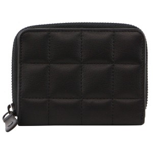 Carteras Grandes Pierre Cardin Italian Pleated Leather Press Stud Wallet Mujer Negras | DTNQ-85097