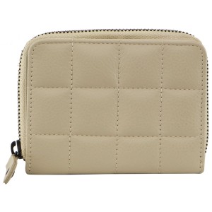 Carteras Grandes Pierre Cardin Italian Pleated Leather Press Stud Wallet Mujer Cement | LKFN-06173