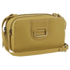 Clutch Pierre Cardin Leather Cross-Body Clutch Mujer Amarillo | YCWP-12468