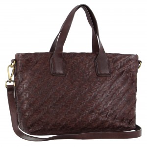 Handbags Pierre Cardin Woven Embossed Leather Tote Bag Mujer Burdeos | IGED-57384