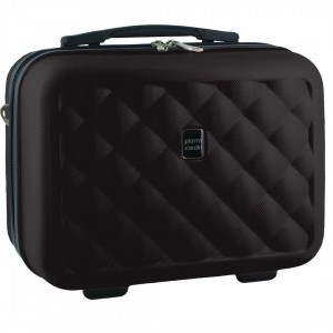 Hard Shell Cases Pierre Cardin Hard Shell Beauty Case Travel Negras | UMBJ-62817