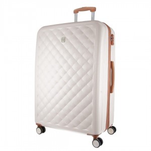 Large Cases Pierre Cardin 80cm LARGE Hard Shell Case Travel Blancas | GHOT-15926