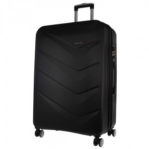 Maletas Pierre Cardin 70cm MEDIUM Hard Shell Case Travel Negras | PHVJ-65124