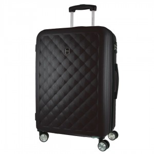 Medium Cases Pierre Cardin 70cm MEDIUM Hard Shell Case Travel Negras | KHZO-35864