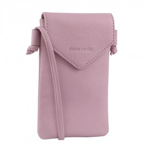 Mobile Phone Wallets Pierre Cardin Leather Phone Bag Mujer Rosas | ARUJ-97834