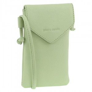 Mobile Phone Wallets Pierre Cardin Leather Phone Bag Mujer Jade | KXDF-70368