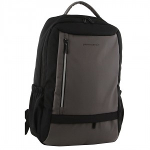 Mochila De viaje Pierre Cardin Travel & Business Backpack with Built-in USB Port Travel Gris Oscuro | VXAE-40869