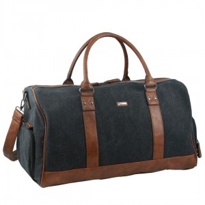 Overnight Bags Pierre Cardin Canvas Overnight Duffle Bag Hombre Negras | PGOB-46032