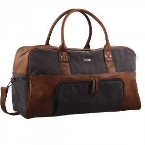 Overnight Bags Pierre Cardin Canvas Overnight Bag Travel Marrones | NDMR-50248