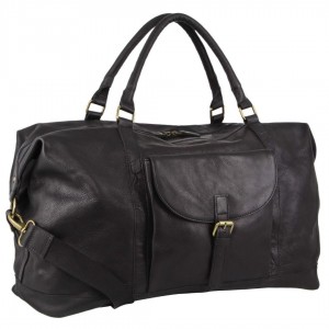 Overnight Bags Pierre Cardin Rustic Leather Business Overnight Bag Travel Negras | PCHT-76013