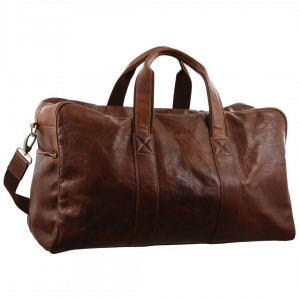 Overnight Bags Pierre Cardin Rustic Leather Business Overnight Bag Travel Marrones | YQZU-16479