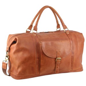 Overnight Bags Pierre Cardin Rustic Leather Business Overnight Bag Travel Marrones | IXVF-67130