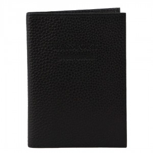 Passport Wallets Pierre Cardin Leather Passport Wallet Cover Mujer Negras | WNEG-24816