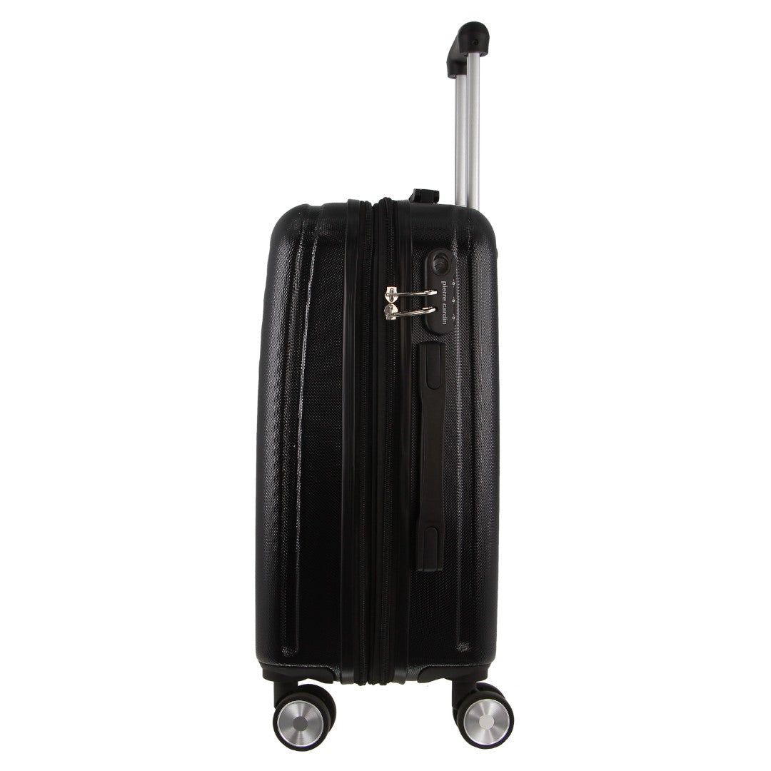 3-Piece Sets Pierre Cardin Hard Shell 3-Piece Luggage Set Travel Negras | YKHA-29708