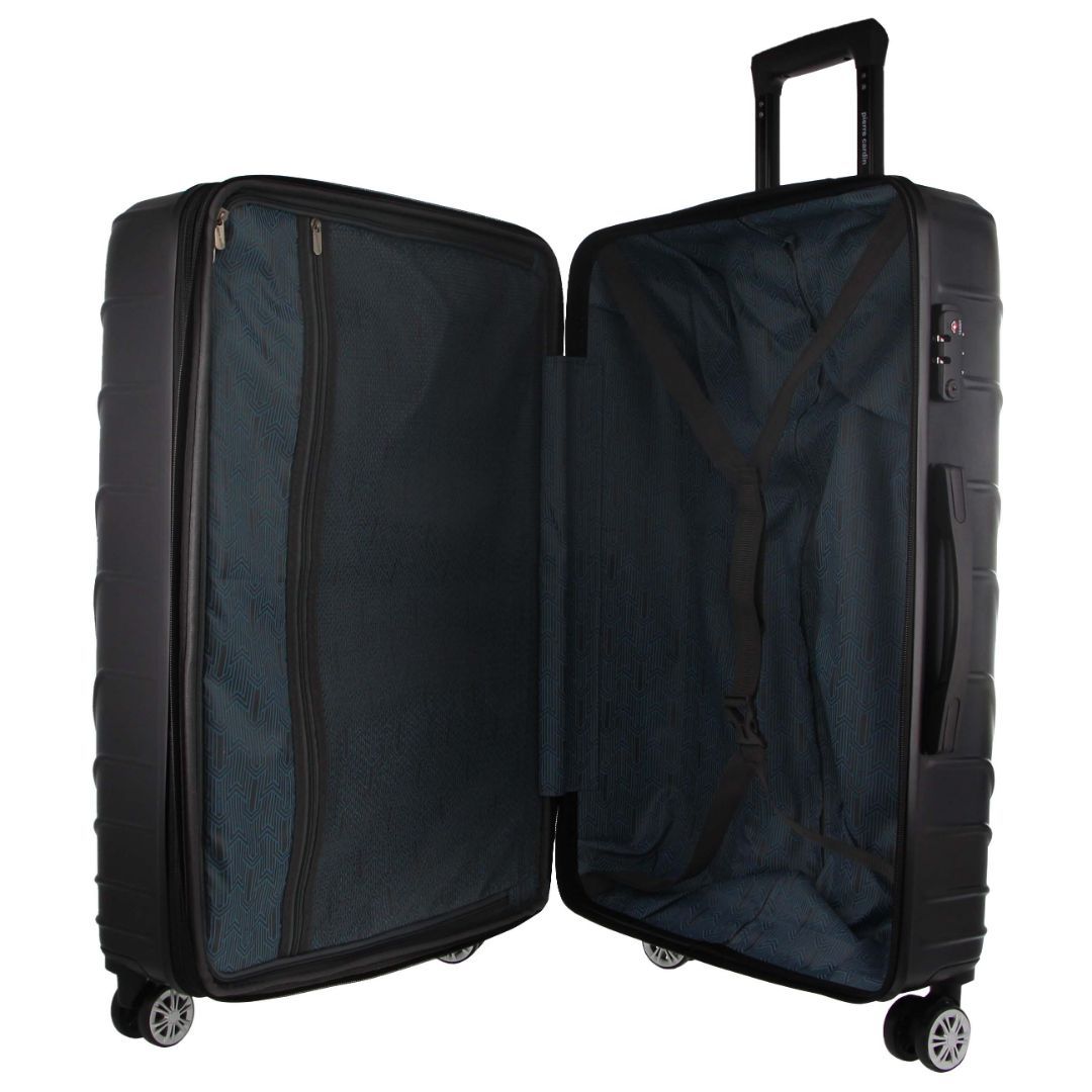 3-Piece Sets Pierre Cardin Hard Shell 3-Piece Luggage Set Travel Negras | BLWC-17405