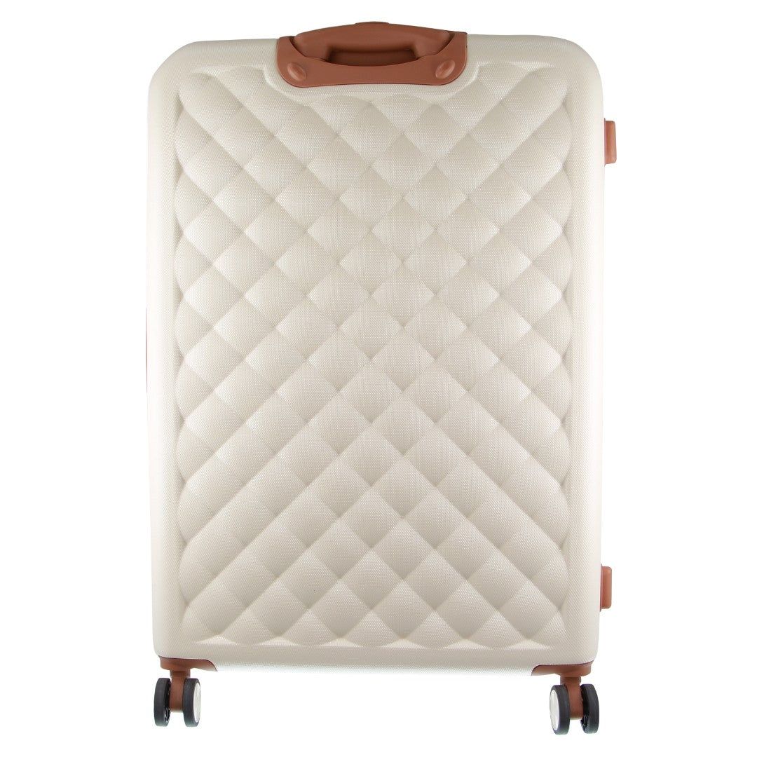 3-Piece Sets Pierre Cardin Hard Shell 3-Piece Luggage Set Travel Blancas | UWHM-79104