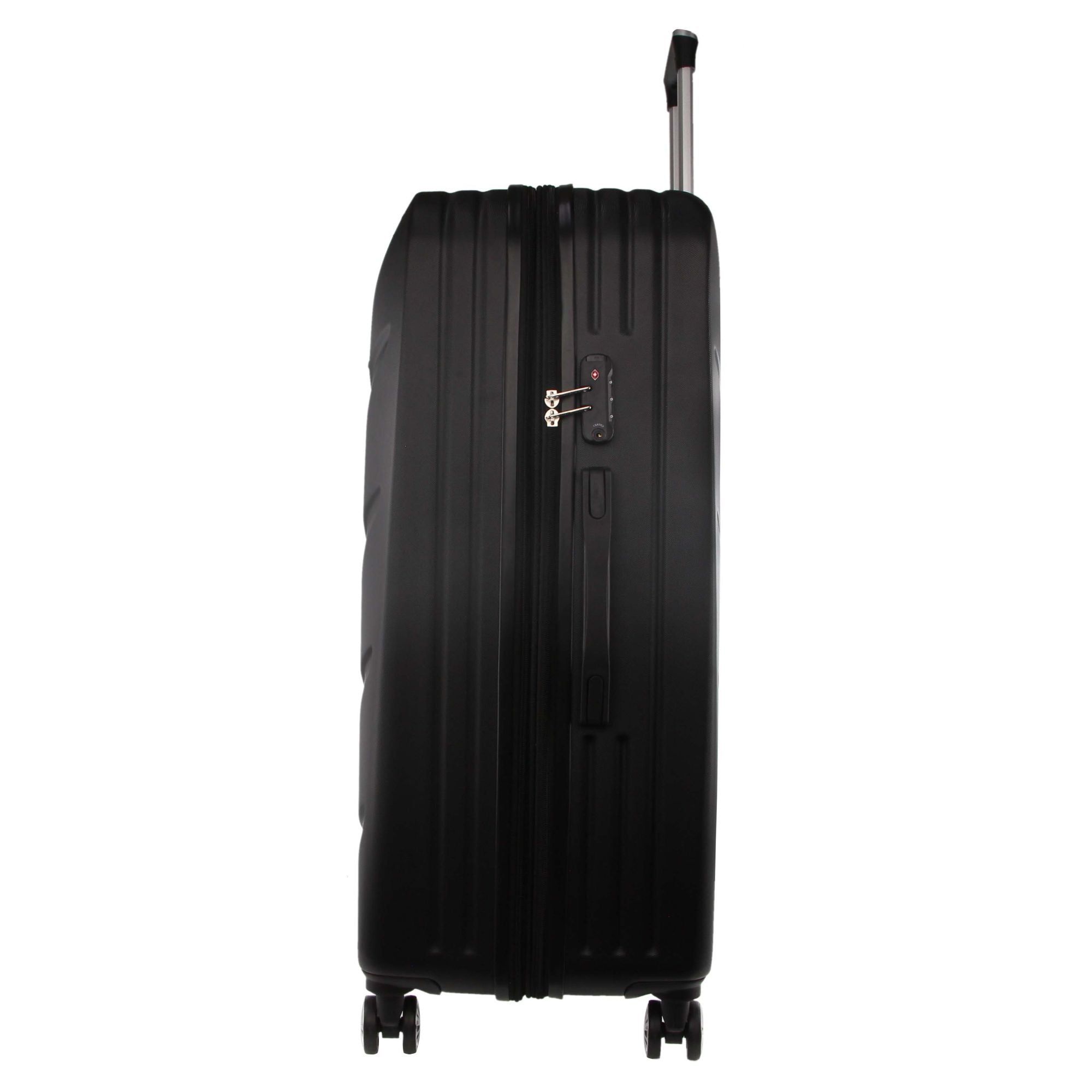 3-Piece Sets Pierre Cardin Hard Shell 3-Piece Luggage Set Travel Negras | OPMU-46517