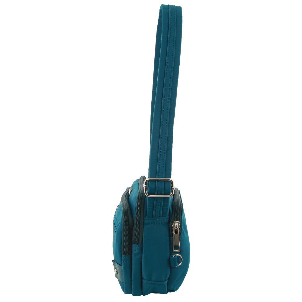 Anti-Theft Range Pierre Cardin Anti-Theft Cross Body Bag Travel Turquesa | IKHS-84056