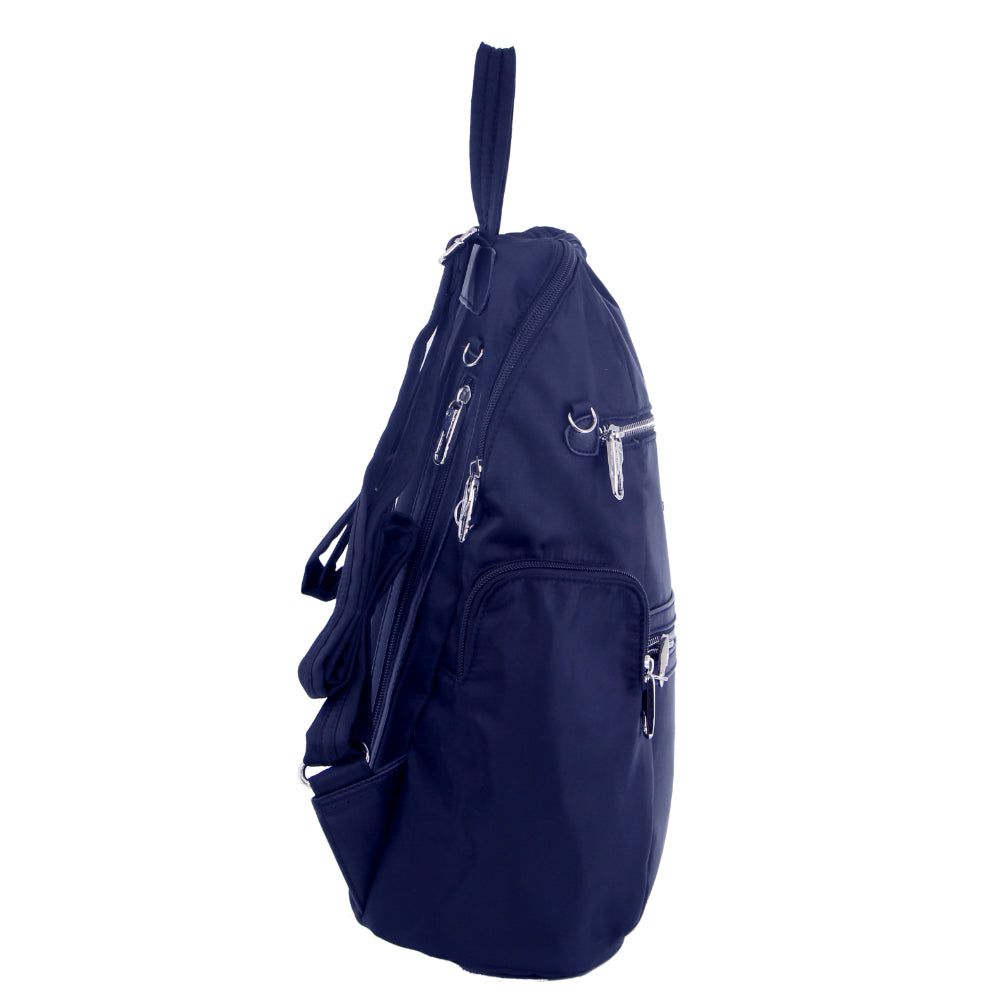 Anti-Theft Range Pierre Cardin Anti-Theft Backpack Mujer Azul Marino | YDGP-48617