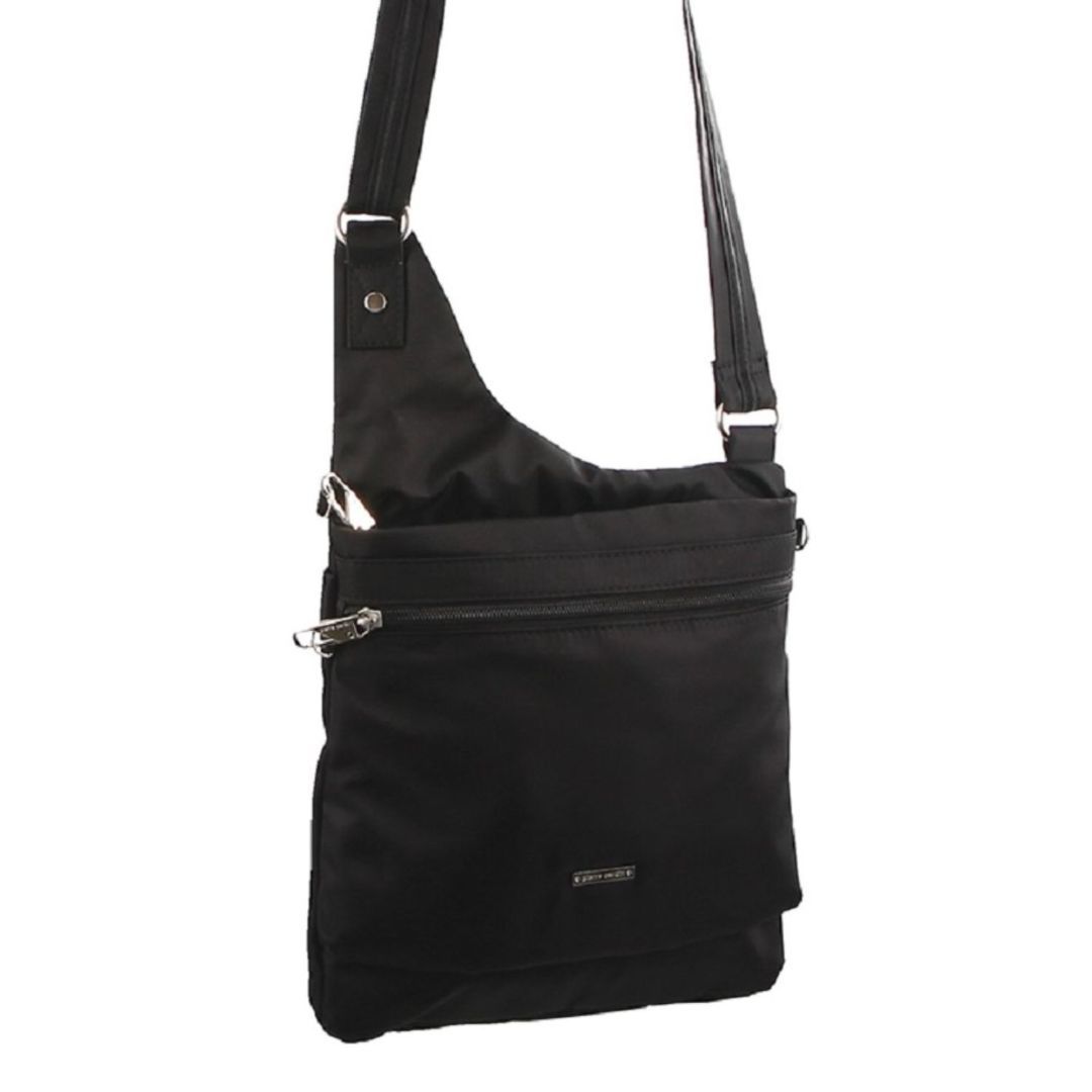 Anti-Theft Range Pierre Cardin Anti-Theft Cross Body Bag Mujer Negras | WKIQ-47253