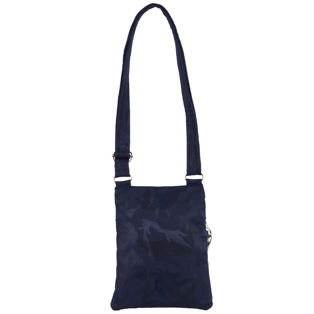 Anti-Theft Range Pierre Cardin Anti-Theft Cross Body Bag Mujer Azul Marino Camuflaje | ZMVY-09748