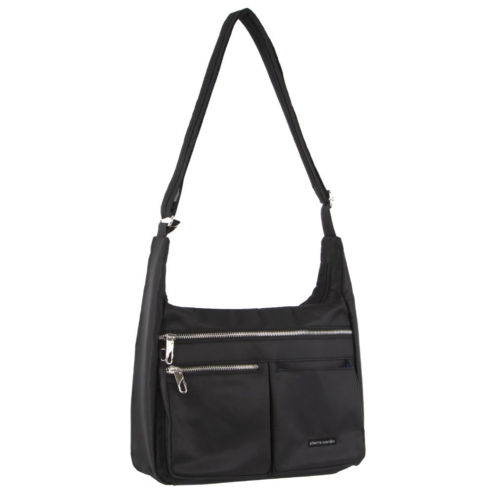 Anti-Theft Range Pierre Cardin Anti-Theft Cross Body Bag Travel Negras | SPYO-53026