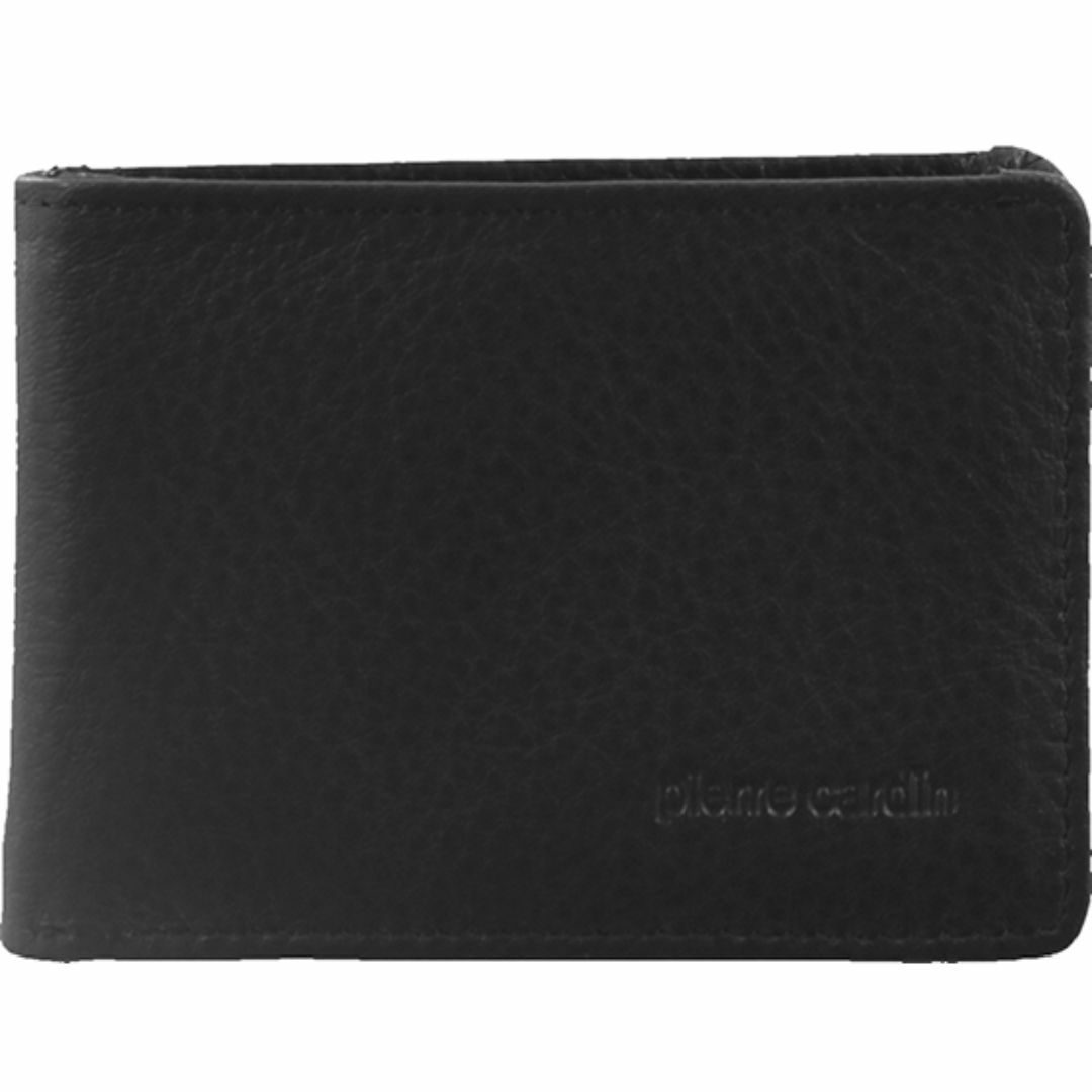 Bi-Fold Wallets Pierre Cardin Italian Leather Bi-Fold Wallet Hombre Negras | DPXH-41635