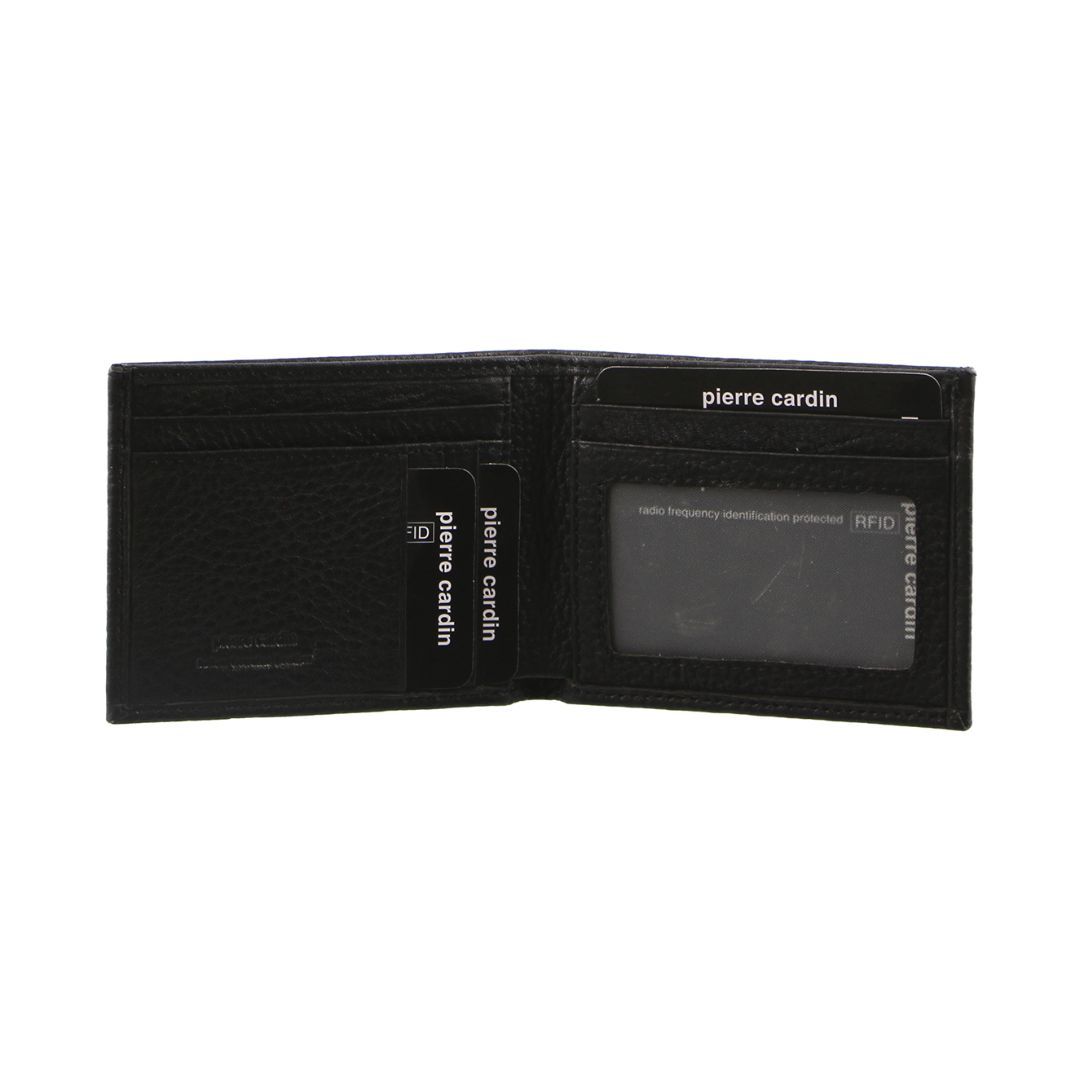 Bi-Fold Wallets Pierre Cardin Italian Leather Bi-Fold Wallet Hombre Negras | AMXE-31970