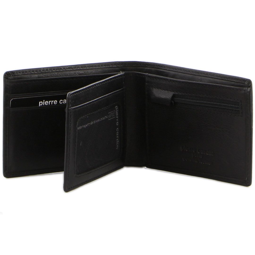 Bi-Fold Wallets Pierre Cardin Leather Bi-Fold Wallet Hombre Negras | JBGW-54623