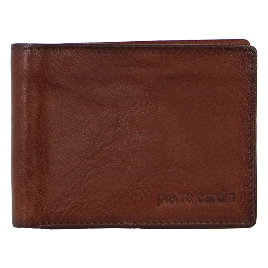 Bi-Fold Wallets Pierre Cardin Leather Bi-Fold Wallet Hombre Negras | JBGW-54623