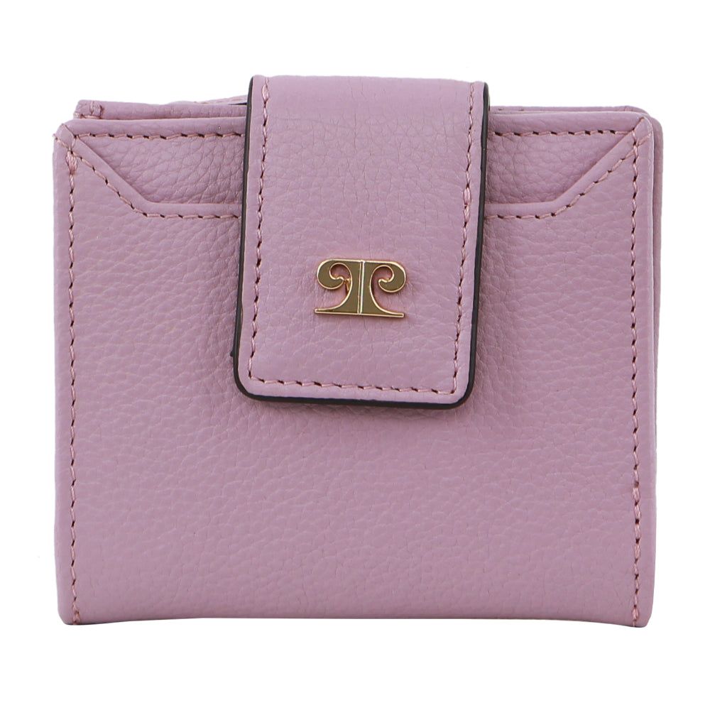 Bi-Fold Wallets Pierre Cardin Leather Flip-over Bi-fold Wallet Mujer Marrones | VLHI-01289