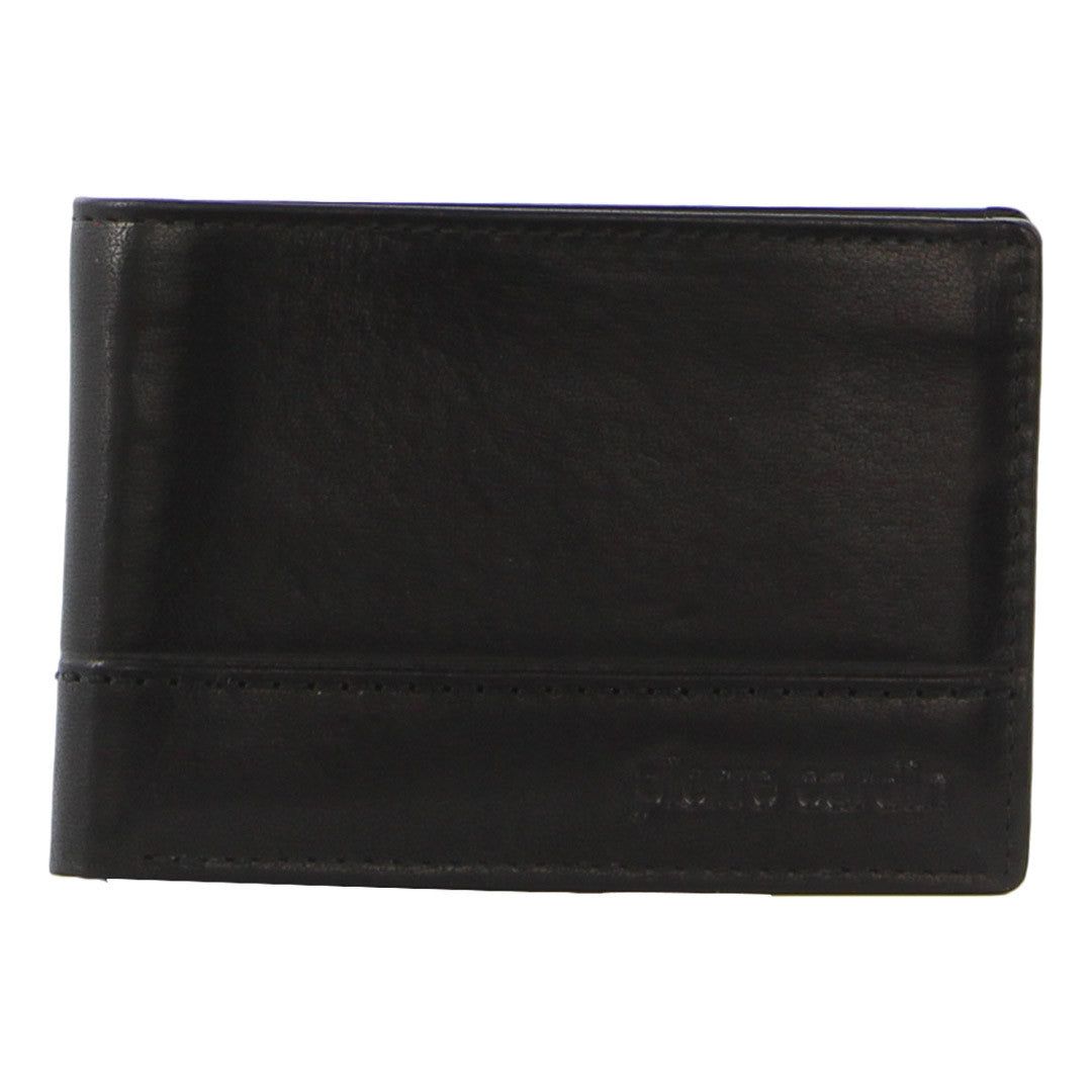 Bi-Fold Wallets Pierre Cardin Leather Slimline Bi-Fold Wallet Hombre Negras | HZVN-49062