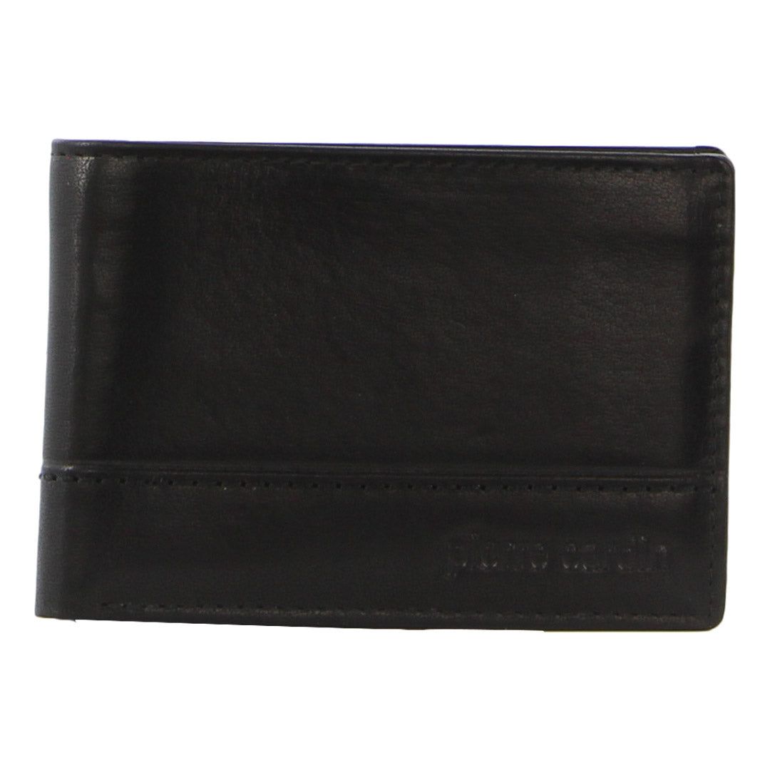 Bi-Fold Wallets Pierre Cardin Leather Slimline Bi-Fold Wallet Hombre Negras | KRFW-30867