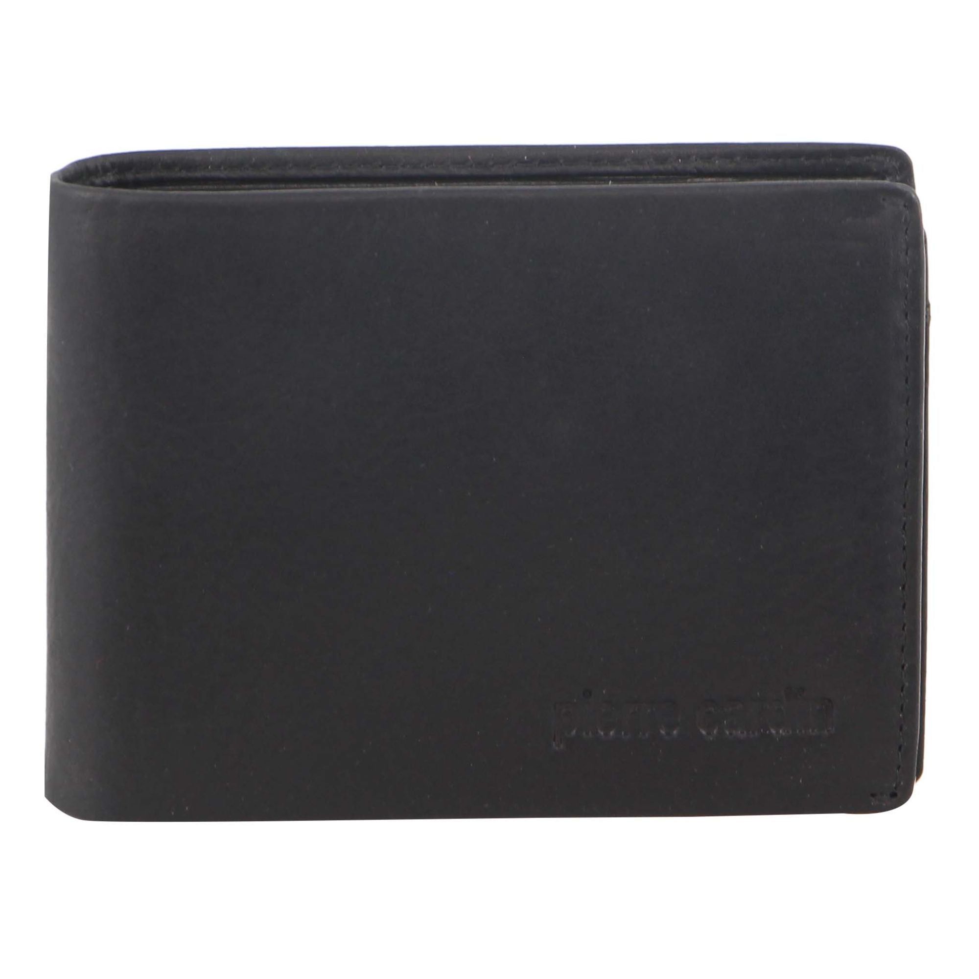 Bi-Fold Wallets Pierre Cardin Rustic Leather Bi-Fold Wallet Hombre Negras | OFAW-26758