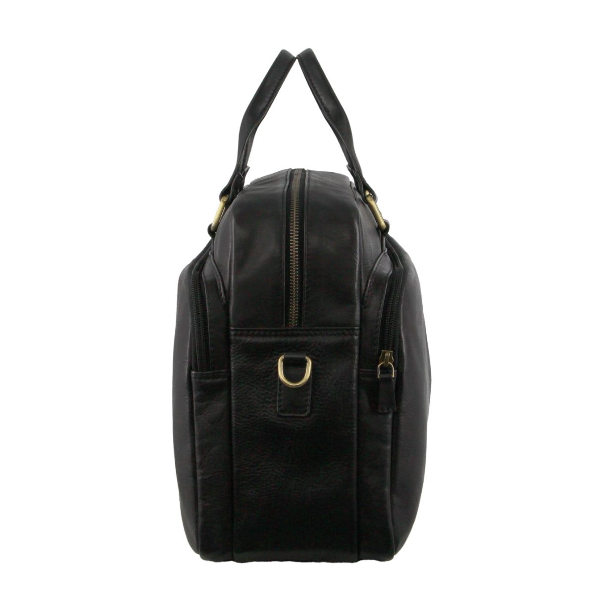 Bolsa De Mensajero Pierre Cardin Rustic Business Computer Bag Hombre Negras | WEYM-03267